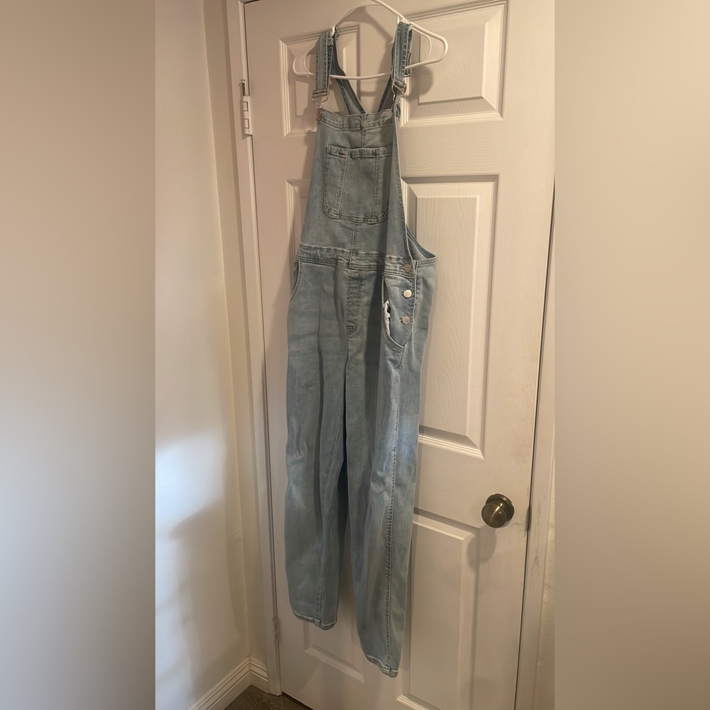 Overall jumpsuit women denim blue